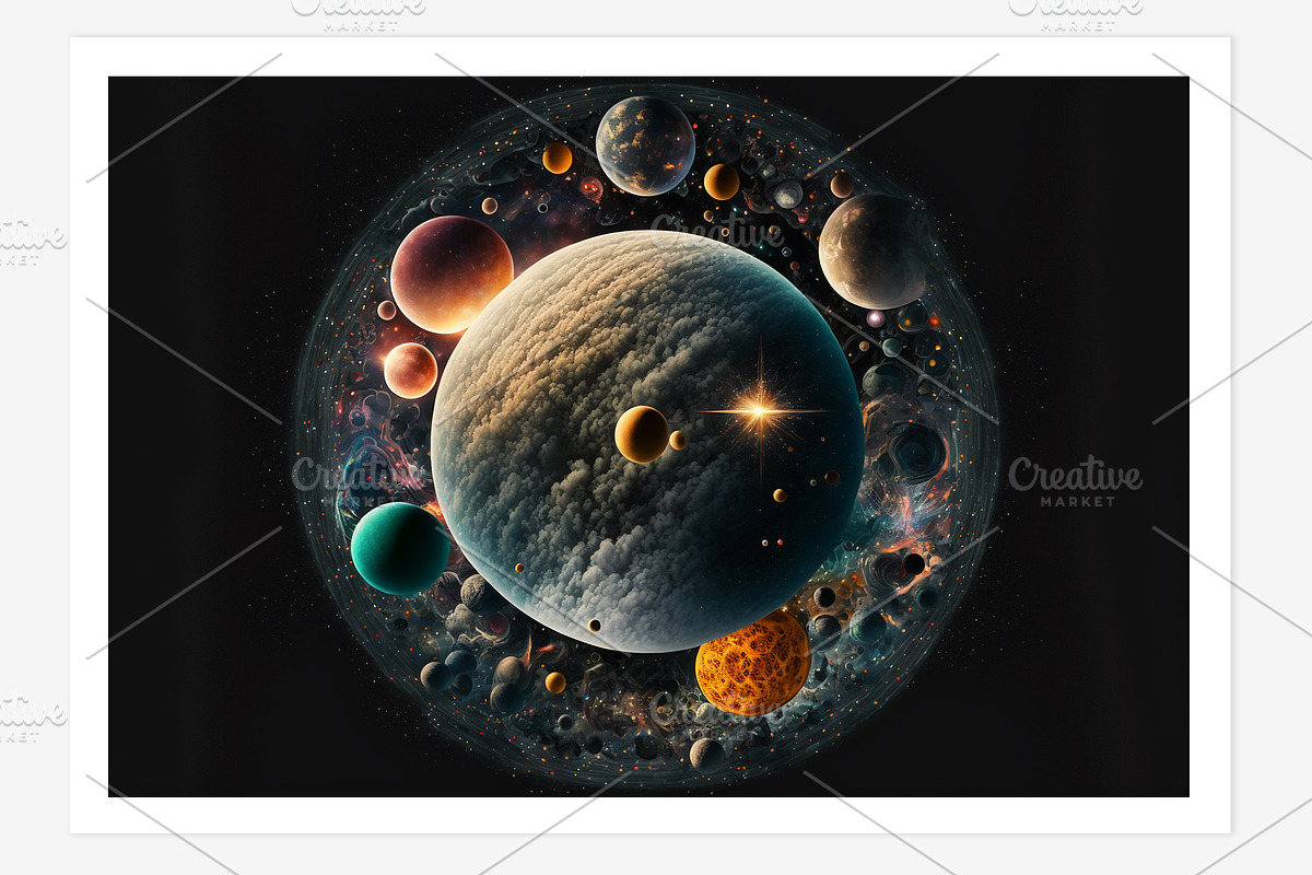Muve Collection · The Multiverse, a Texture Illustration by milatovar