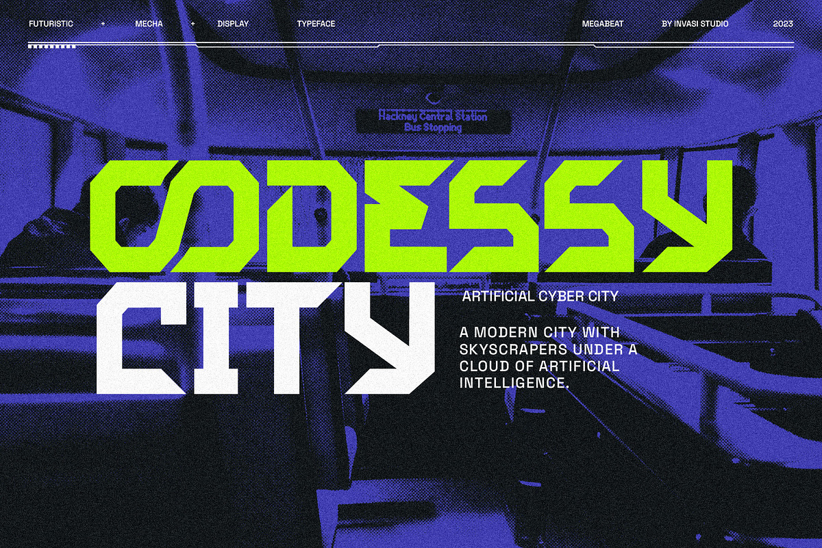 Megabeat - Retro Futurism Fonts, a Sans Serif Font by Invasi Studio (Photo 4 of 10)