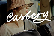 Casbery Script Font, a Handwritten Font by RantautypeStudio (Thumbnail 1 of 15)