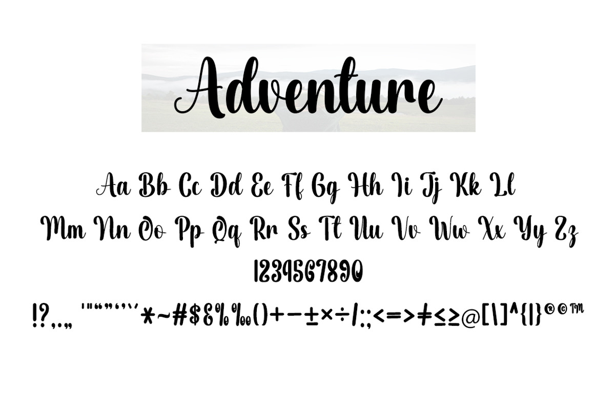 Adventure, a Handwritten Font by DN Creative (Photo 5 of 6)