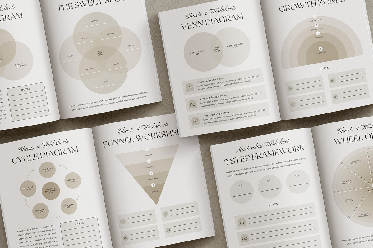 Coach + Course Creator Bundle CANVA, a Magazine Template by Studio Loire (Photo 39 of 76)