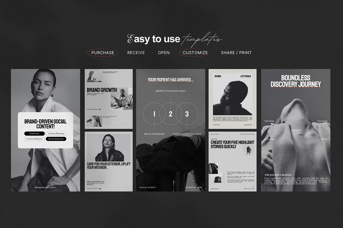 Instagram Stories & Post Designs, a Social Media Template by Pixel Grid (Photo 6 of 8)