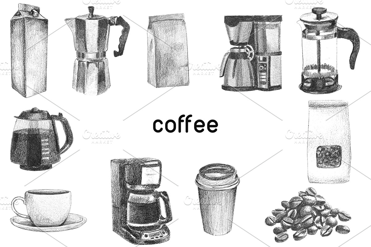 Hand-Drawn Icons (Restaurant/Food), an Icon by Onyx Templates (Photo 2 of 10)