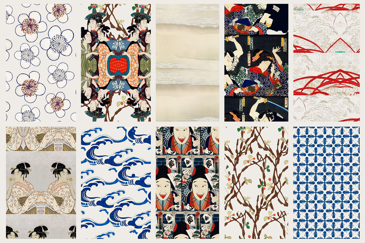 Vintage Japan Seamless Pattern 2, a Pattern Graphic by ARTOZEN DIGITAL (Photo 12 of 18)