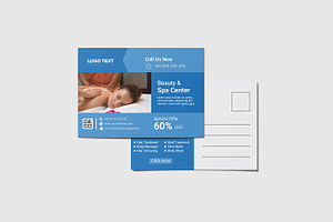 Spa Marketing Postcard Template