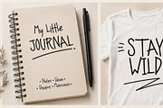 Handscrib – Playful Handwritten Font, a Handwritten Font by Rashdrawn (Thumbnail 4 of 5)