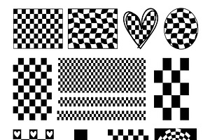 Checkered Race Flags Bundle SVG