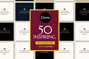 50 POSITIVE INSTAGRAM TEMPLATE