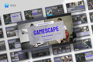 Sport & Fitness Keynote Template, a Presentation Template by fluffstudio
