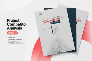 Project Competitor Analysis Template, a Brochure Template by TMint Play