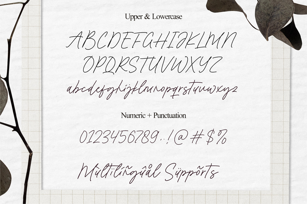 Modern Sounds Handdrawn Script, a Script Font by Balpirick Studio (Photo 6 of 6)