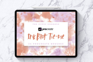 Procreate Ink Blot Brushes Vol 2