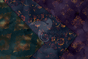 Watercolor Copper Damask Textures, a Texture Graphic by Digital Curio (Thumbnail 4 of 7)