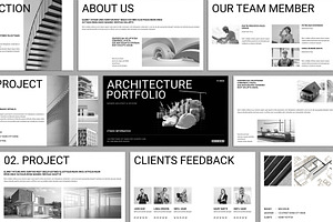 Architecture Portfolio Presentation, a Presentation Template by E-Type