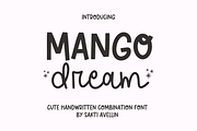Mango Dream, a Handwritten Font by SaktiAvellin (Thumbnail 1 of 8)
