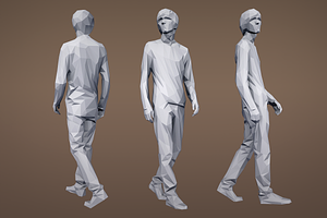 Lowpoly People Casual Pack Volume 2