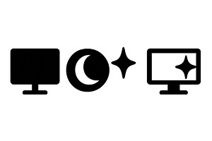 Collection of web icons featuring a, a Technology Illustration by ZinetroN