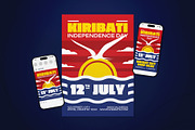 Kiribati Independence Day Flyer Set, a Flyer Template by The Good Store (Thumbnail 1 of 2)