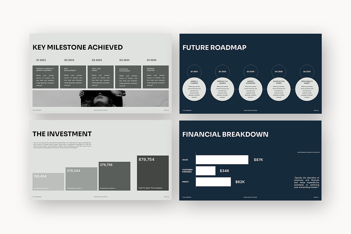 Itza : Investor Pitch Keynote, a Presentation Template by Punkl Camp (Photo 8 of 16)