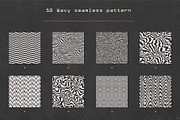 Wavy lines. Seamless pattern pack., a Pattern Graphic by Gudiny (Thumbnail 4 of 9)