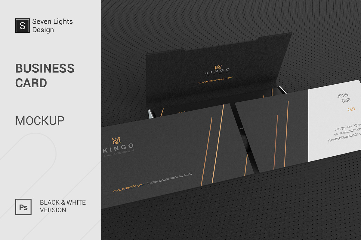 Business Card Mockup, a Product Mockup by Seven Lights (Photo 1 of 5)