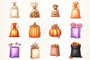 Candy Bag Clipart, an Illustration by CrexoraLab (Thumbnail 2 of 5)