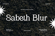 Sabeth Blur, a Serif Font by Craft Supply Co. (Thumbnail 1 of 8)