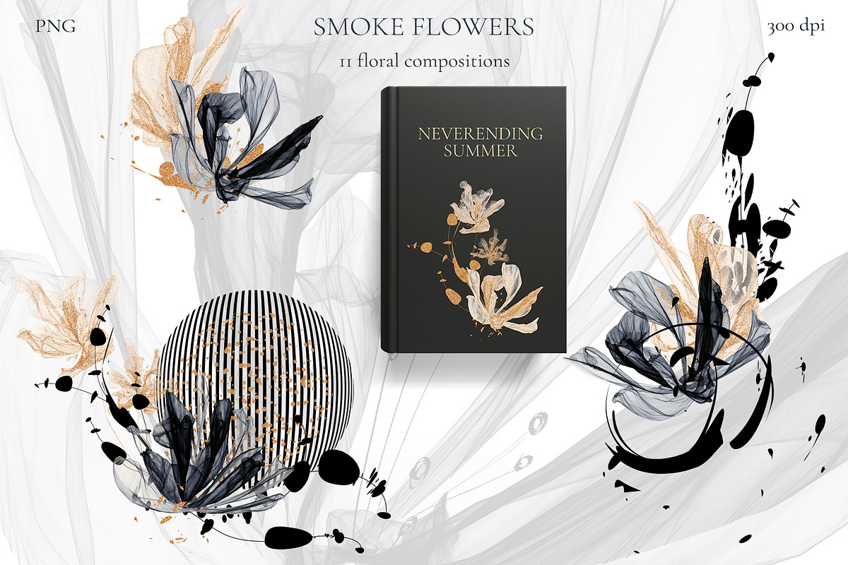 Smoke Flowers, an Illustration by Salted Galaxy (Photo 5 of 18)