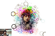 Bubble Watercolor Photoshop Action, a Brushes & More by Studio Retouch (Thumbnail 14 of 14)