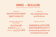 Annie - Voluminous Retro Typeface, a Font by Alice Engren (Thumbnail 6 of 8)