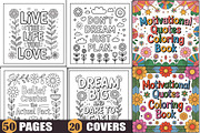 Motivational Quotes Coloring Book, an Object Graphic by protabsorkar11 (Thumbnail 1 of 4)