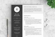 Resume/CV - The Kelvin, a Resume Template by CreativeLandStudio (Thumbnail 3 of 8)