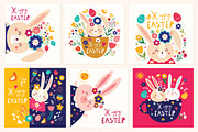 Happy Easter collection, an Animal Illustration by MoleskoStudio (Thumbnail 3 of 9)