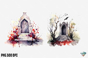 Dracula's Grave Halloween, an Illustration by Gemstone (Thumbnail 4 of 12)