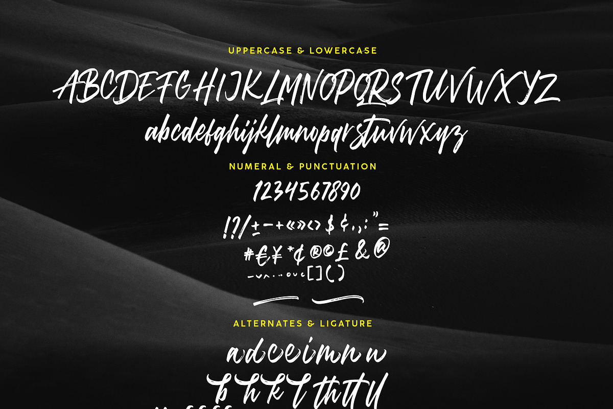 Jaeggers - Rough Script, a Script Font by Inspiratype (Photo 11 of 11)
