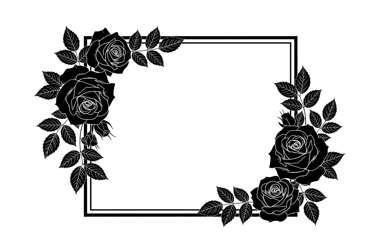 Floral Decorative Frame Vector Bundl, an Illustration by musafir_fashion (Photo 20 of 51)