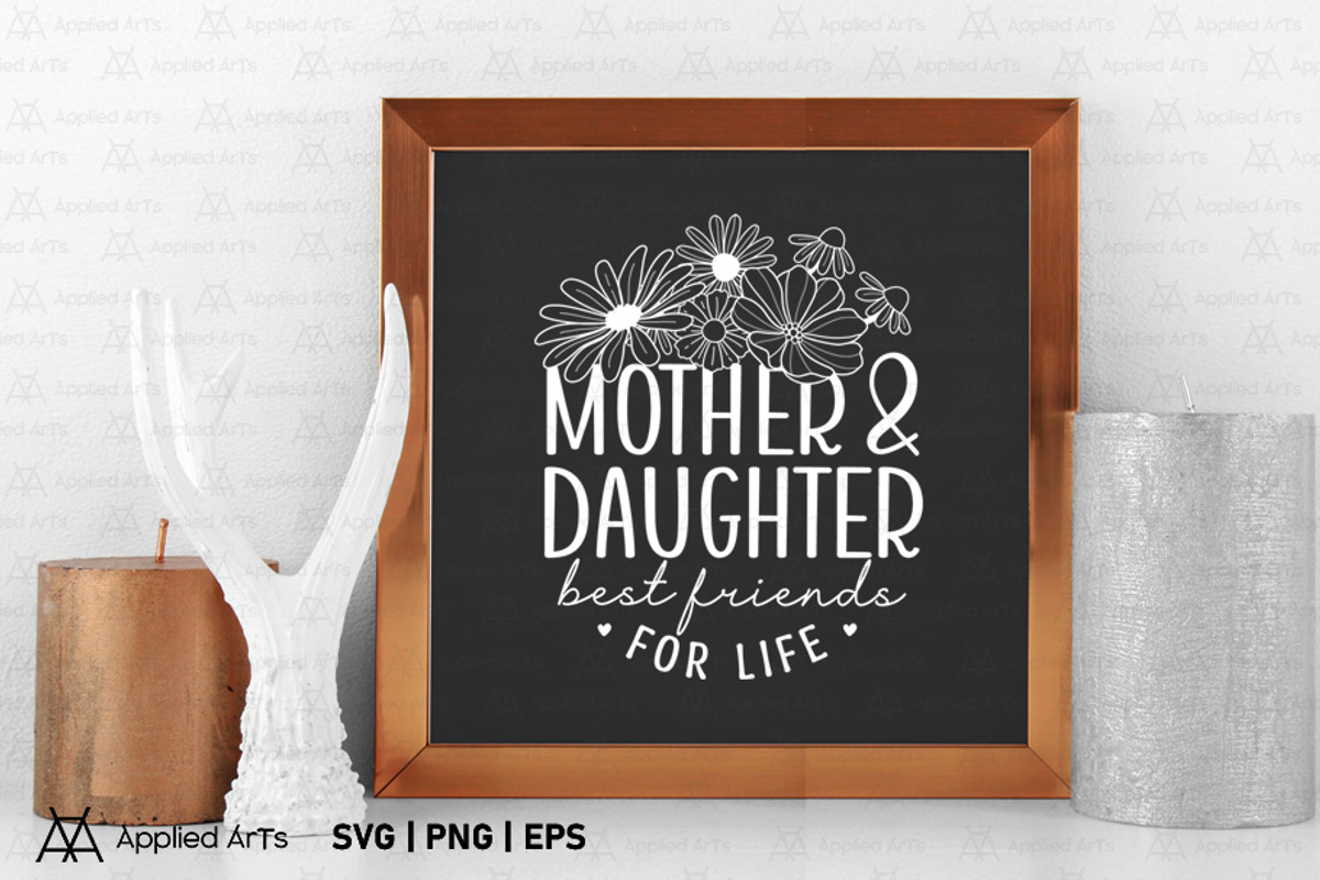 Mother and Daughter Best Friend SVG, a Graphic by Applied Arts (Photo 9 of 12)