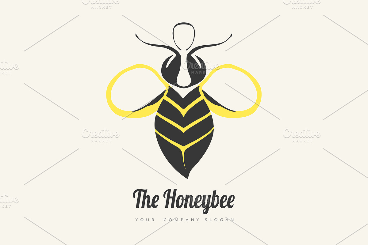 Honeybee Logotype, a Branding & Logo Template by optimism (Photo 1 of 2)