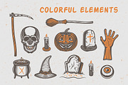 Vintage Halloween Emblems Part 2, a Branding & Logo Template by AkimD (Thumbnail 4 of 5)