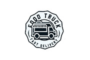 Food Truck Vintage Badge Logo, a Branding & Logo Template by Billah Hub (Thumbnail 3 of 3)