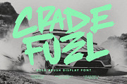 Crade Fuel Bold Brush Display Font, a Handwritten Font by Maulana Creative (Thumbnail 1 of 7)