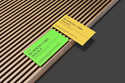 Business Card Mockup Top View, an Advertising Mockup by GraphicWindow (Thumbnail 4 of 6)