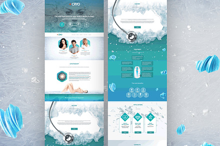 cryo_landing, a Landing Page Template by store for you