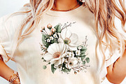 Watercolor Lavender & Ivory Floral, an Illustration by DreamCafeArt (Thumbnail 6 of 6)