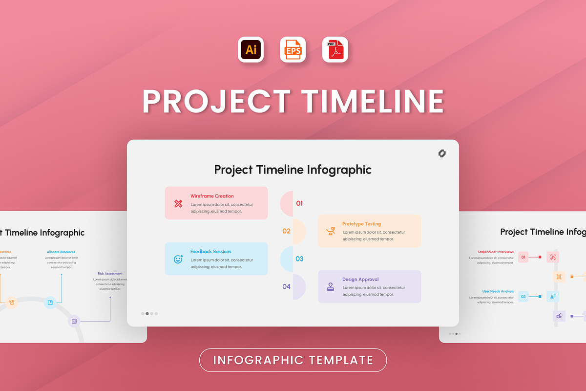 Project Timeline Infographic, an Object Graphic by Antstheme