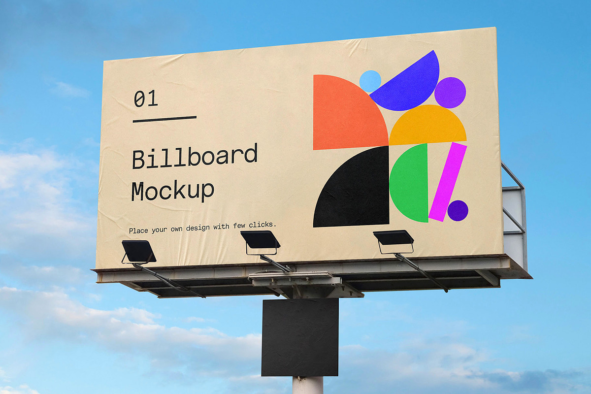 Billboard Poster Street Mockup, an Advertising Mockup by Asylab (Photo 1 of 5)