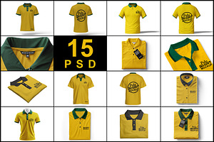 Polo T-Shirt Mockup, a Shirt Mockup by mockupbuys