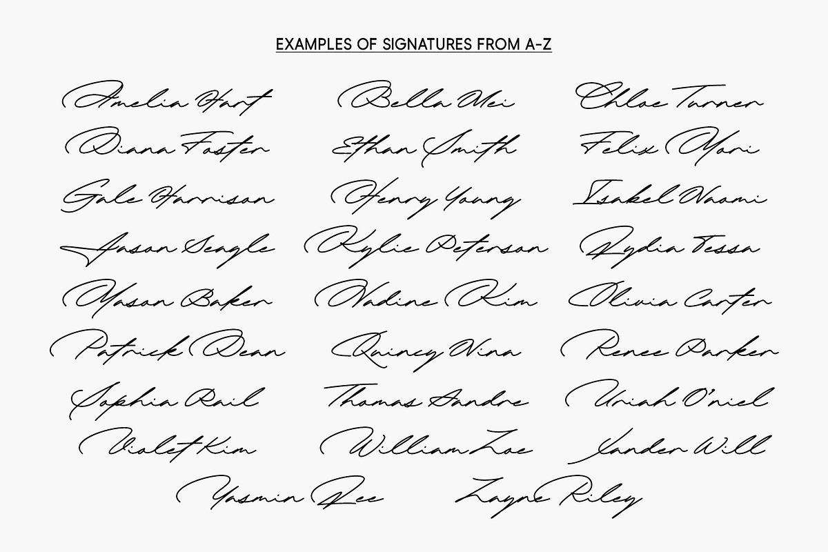 Rinaska | Signature Font, a Script Font by Lemonthe (Photo 7 of 9)