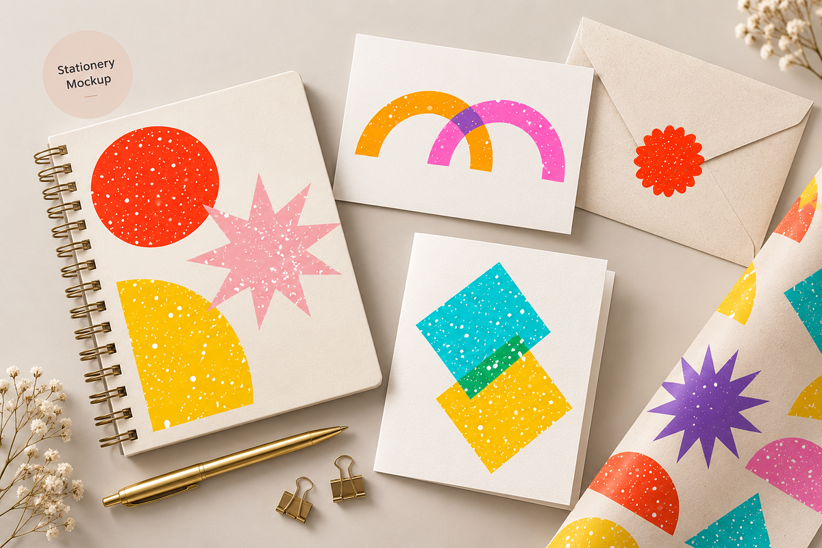 Abstract Geometric Grunge Clipart, a Decorative Illustration by Anna Studio (Photo 3 of 12)