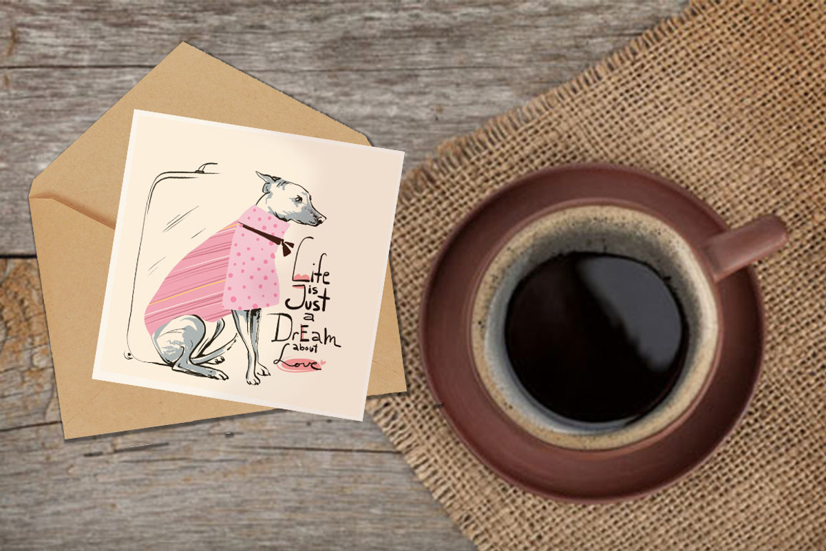 Dogs in Popons - It's all about Love, an Illustration by Zooza Art (Photo 7 of 7)